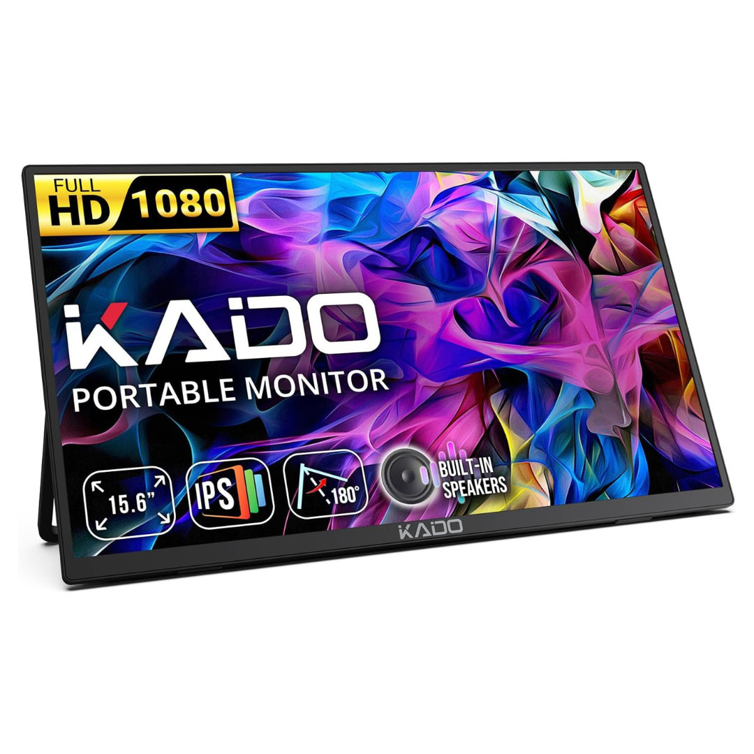 15.6" Kado K16 Ultra-Slim Portable FHD 75Hz 12ms IPS Gaming Monitor