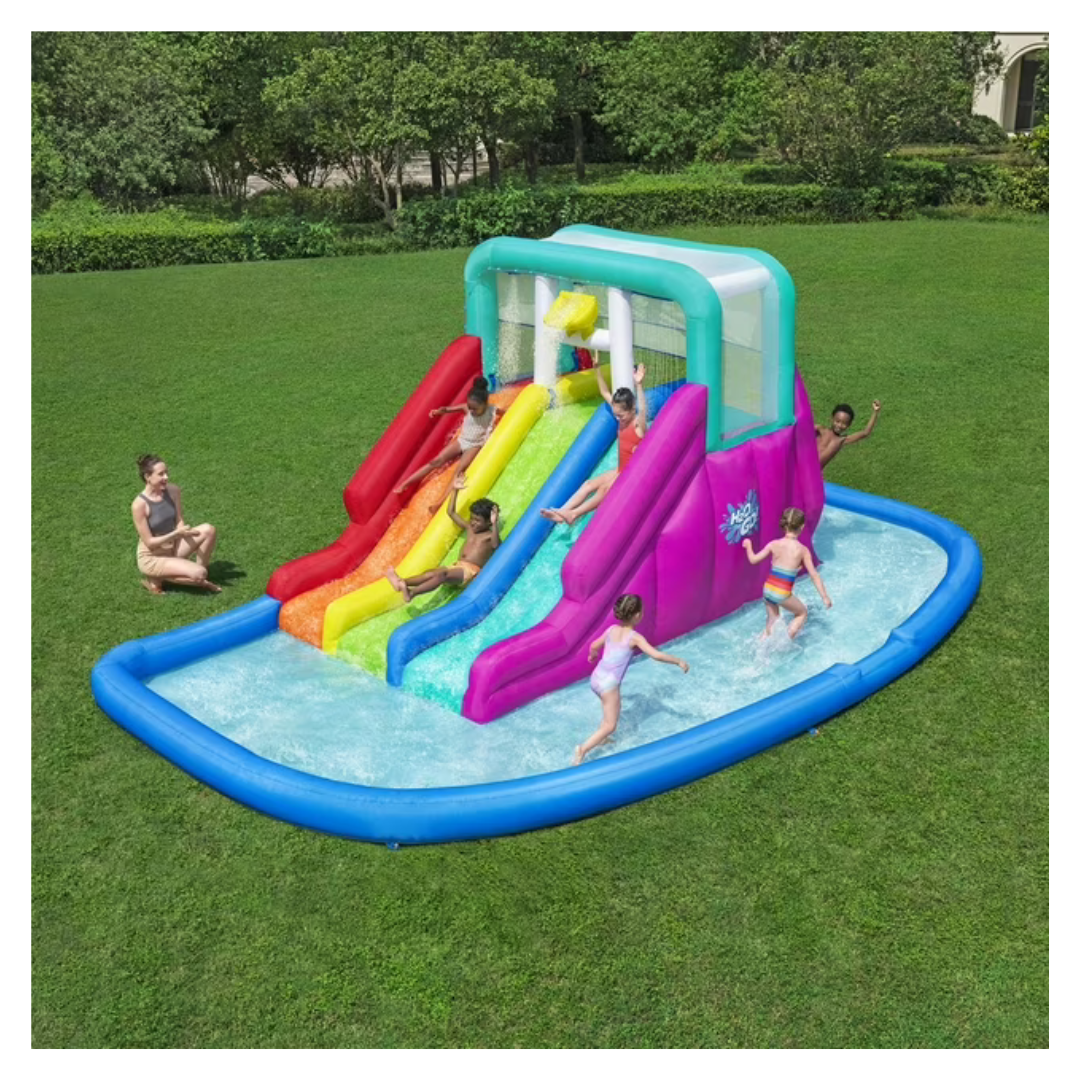 H2OGO! Triple Splash 8'9" Inflatable Water Park