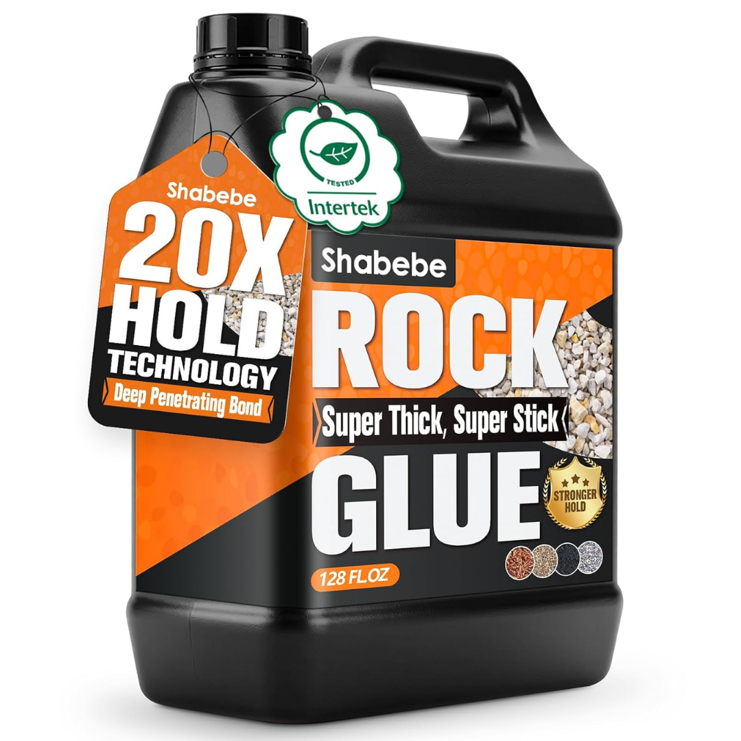 1-Gallon Shabebe Ultra-Stick Rock Glue & Mulch Bond Gravel Binder