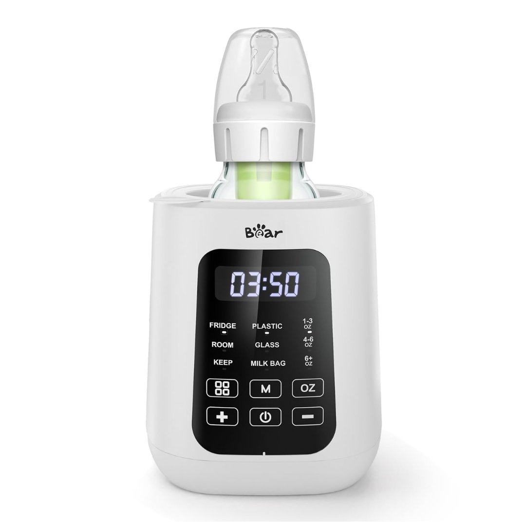 Bear Baby Bottle Warmer W/ Time & Temperature Control