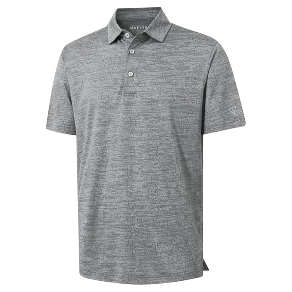 M MAELREG Men's Jacquard Performance Golf Polo Shirts (Various)