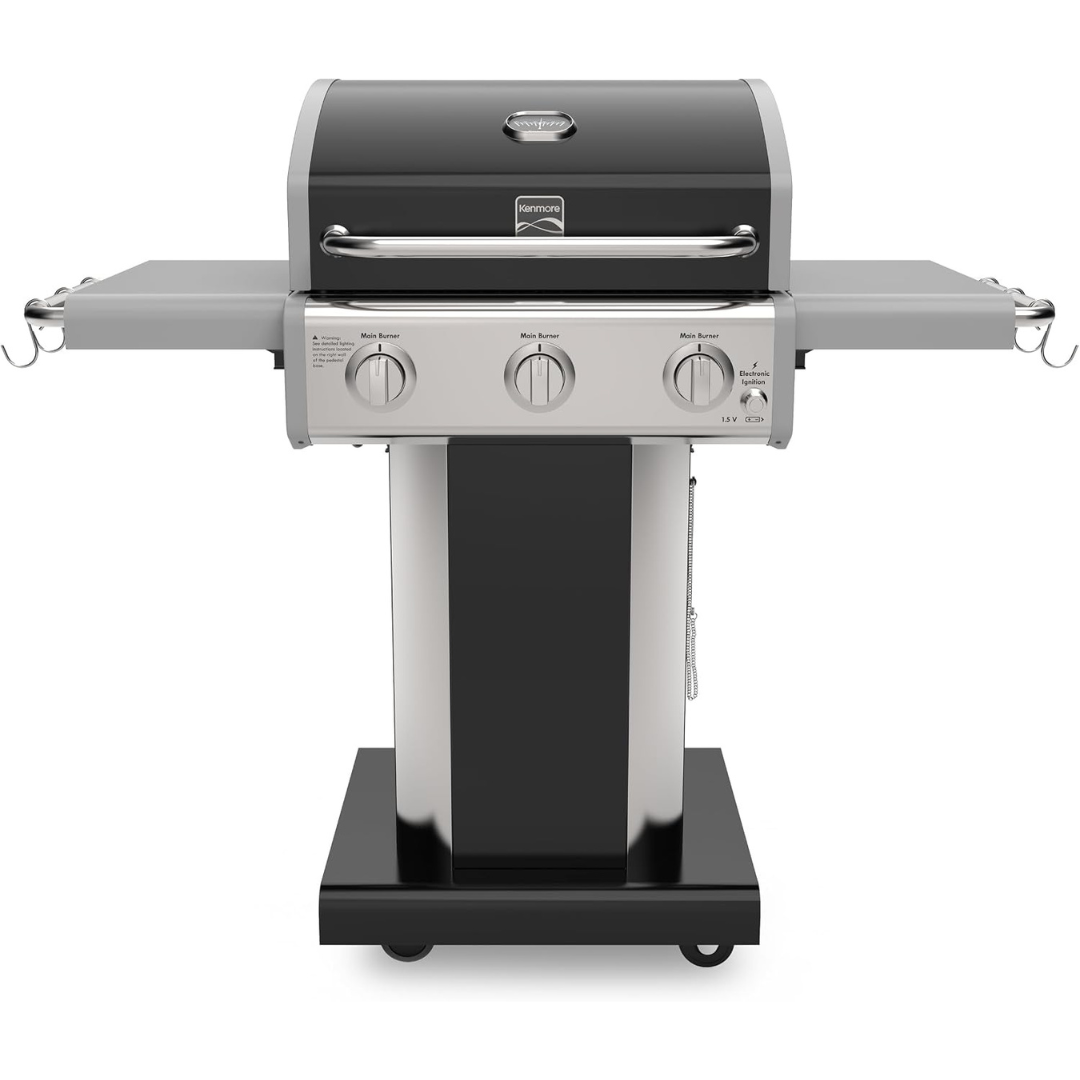 Kenmore 30000 BTUs 3-Burner Propane BBQ Grill