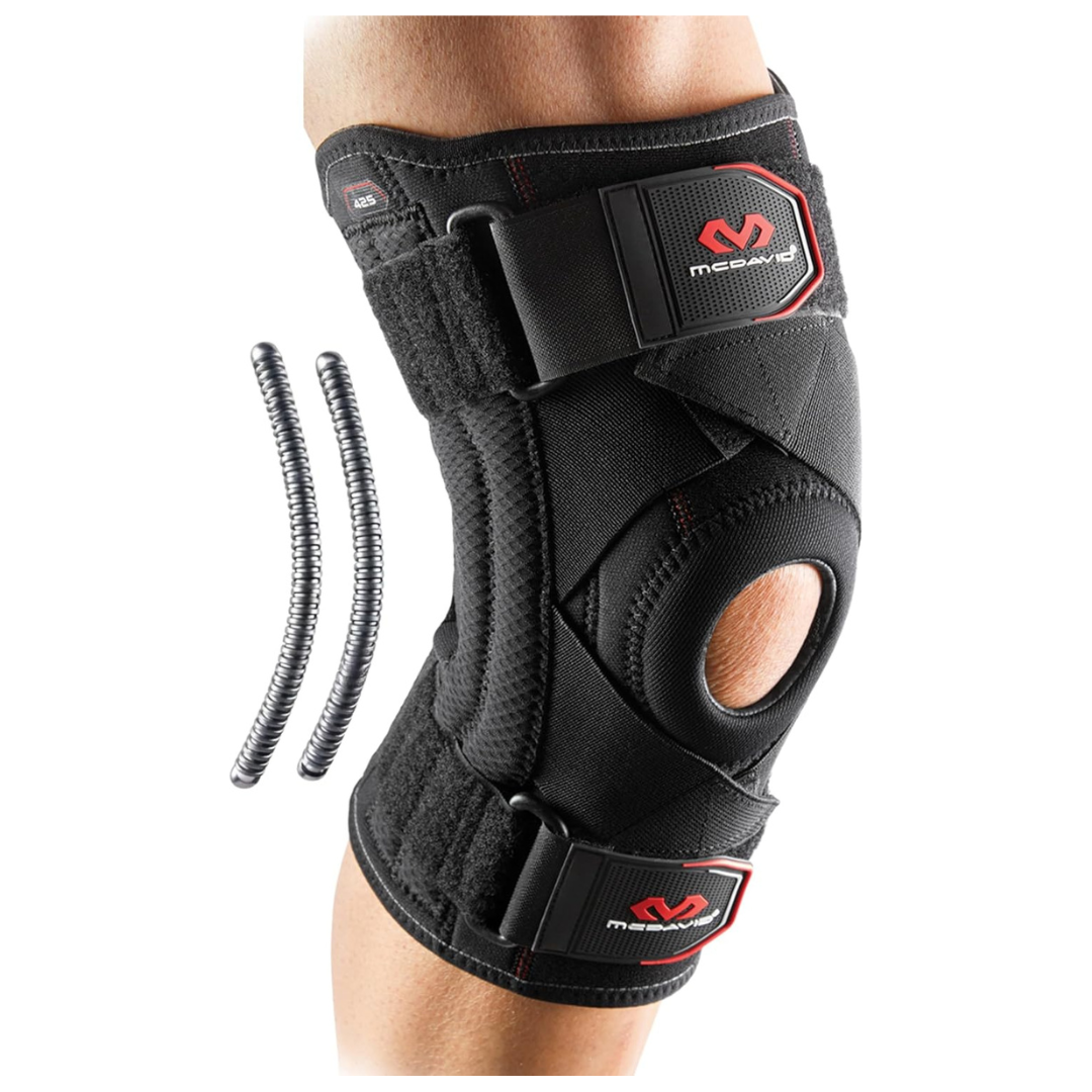 McDavid Compression Knee Brace With Side Stays & Cross Straps