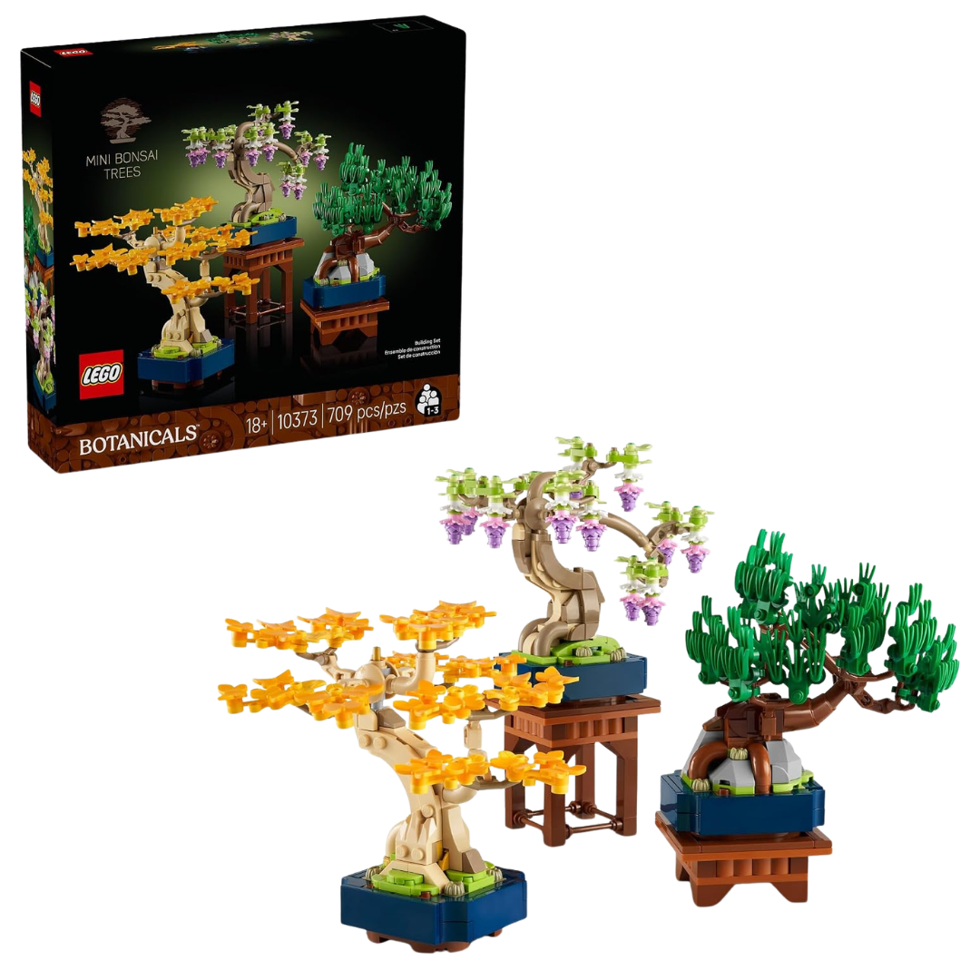 709-Piece LEGO Botanicals Mini Bonsai Trees Building Blocks Set (10373)
