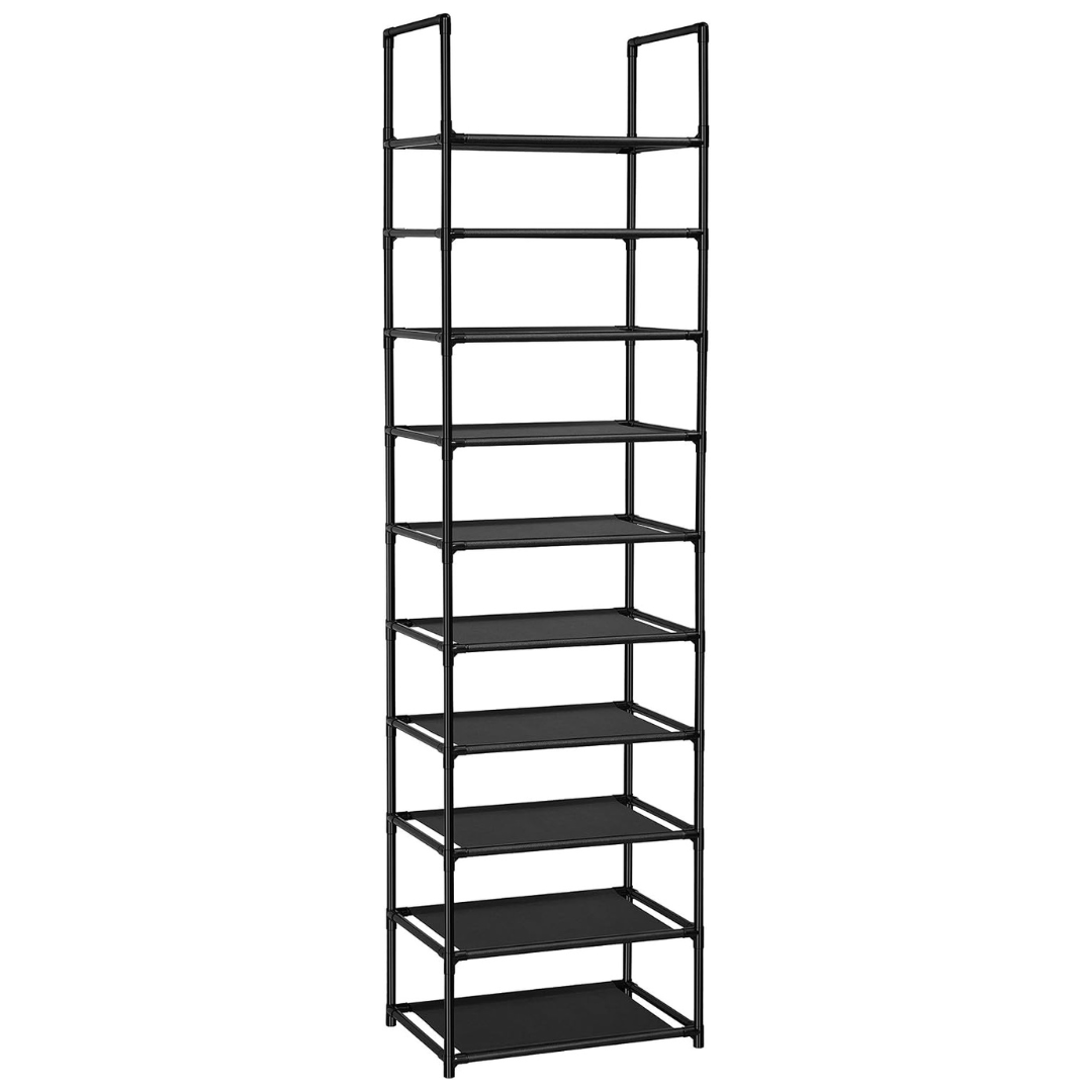 10-Tier Fiducial Home Sturdy 20-25-Pair Capacity Shoe Rack