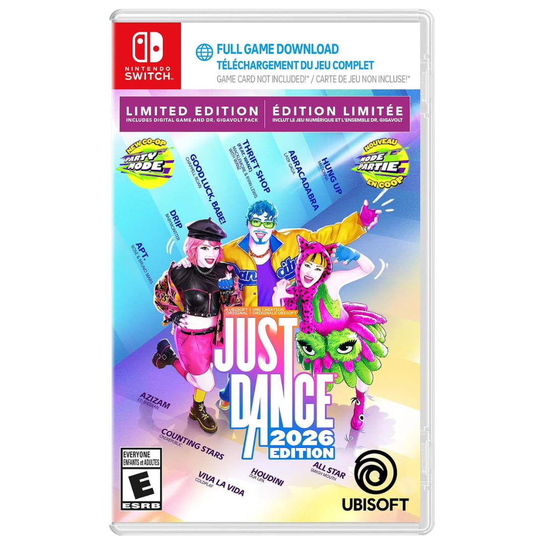 Just Dance 2026 Limited Edition For Nintendo Switch (Code In Box)