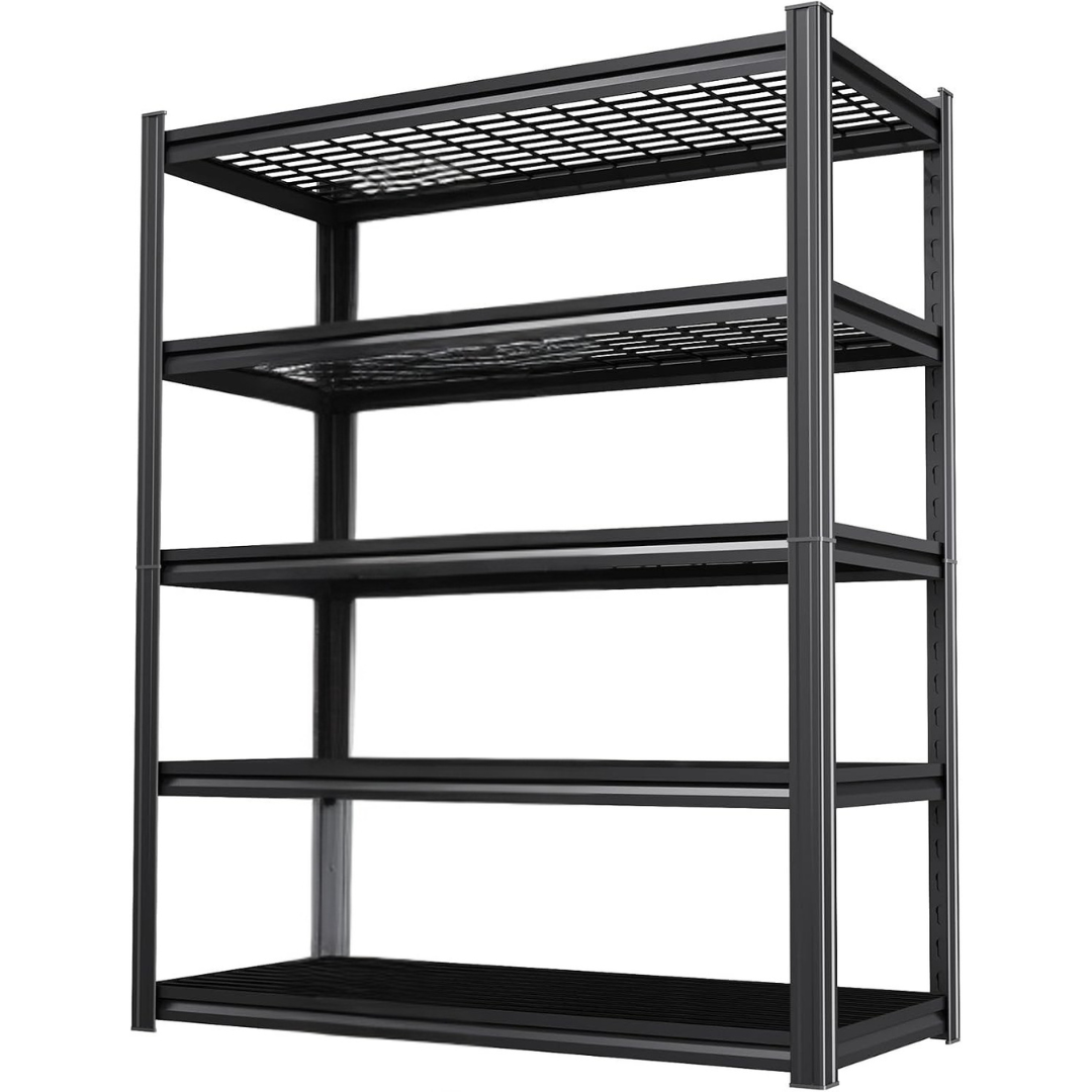 5-Tier Heavy-Duty Adjustable Garage Metal Shelving Unit