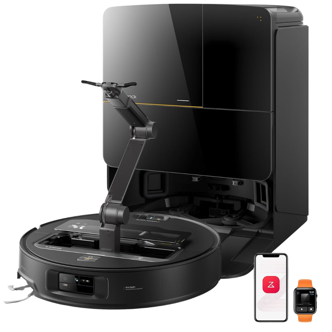 Roborock Saros Z70 22,000Pa Robot Vacuum & Mop W/ OmniGrip Mechanical Arm (2 Colors)