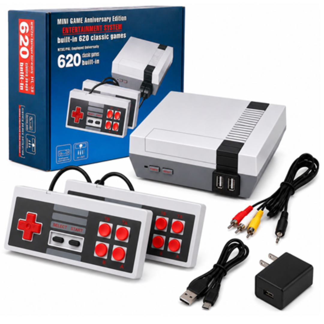 Retro Mini Gaming Console 620 Games