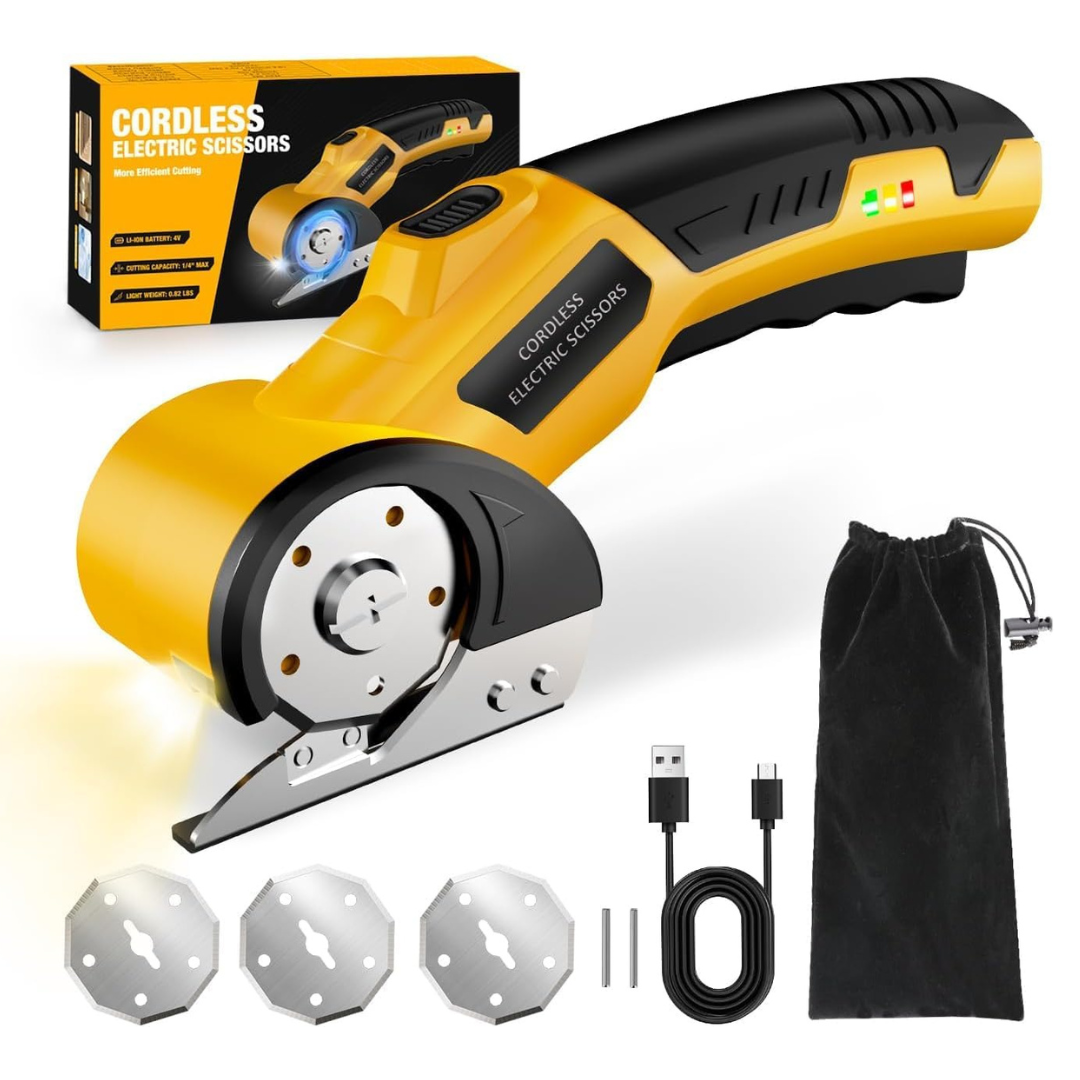 Zeleki 4V Rechargeable Cordless Electric Scissors