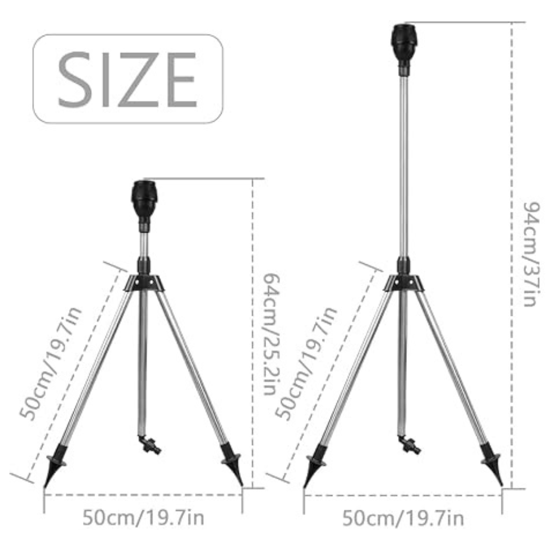 Docxide 360 Degree Rotating Automatic Tripod Sprinkler