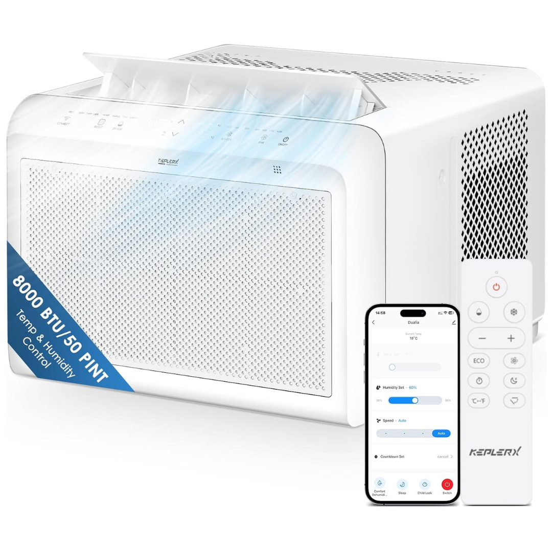 KeplerX 8000 BTU Inverter Window Air Conditioner