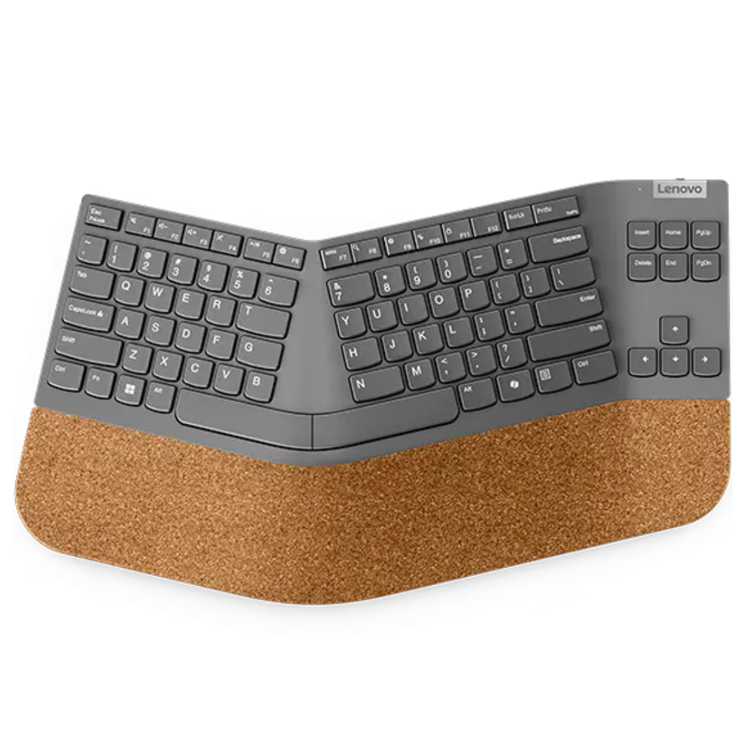 Lenovo Go Wireless Treated Cork Palm Rest Split Keyboard