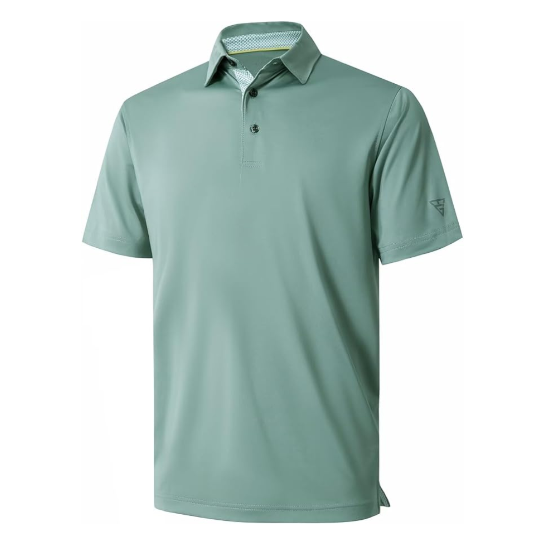 Mens Dry Fit Stretch Golf Polo Short Sleeve T-Shirt (Various)