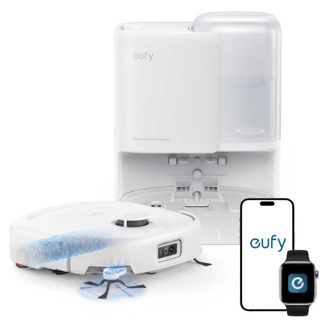 Eufy Robot Vacuum E25 20,000Pa Suction Vacuum & Mop Combo (2 Colors)