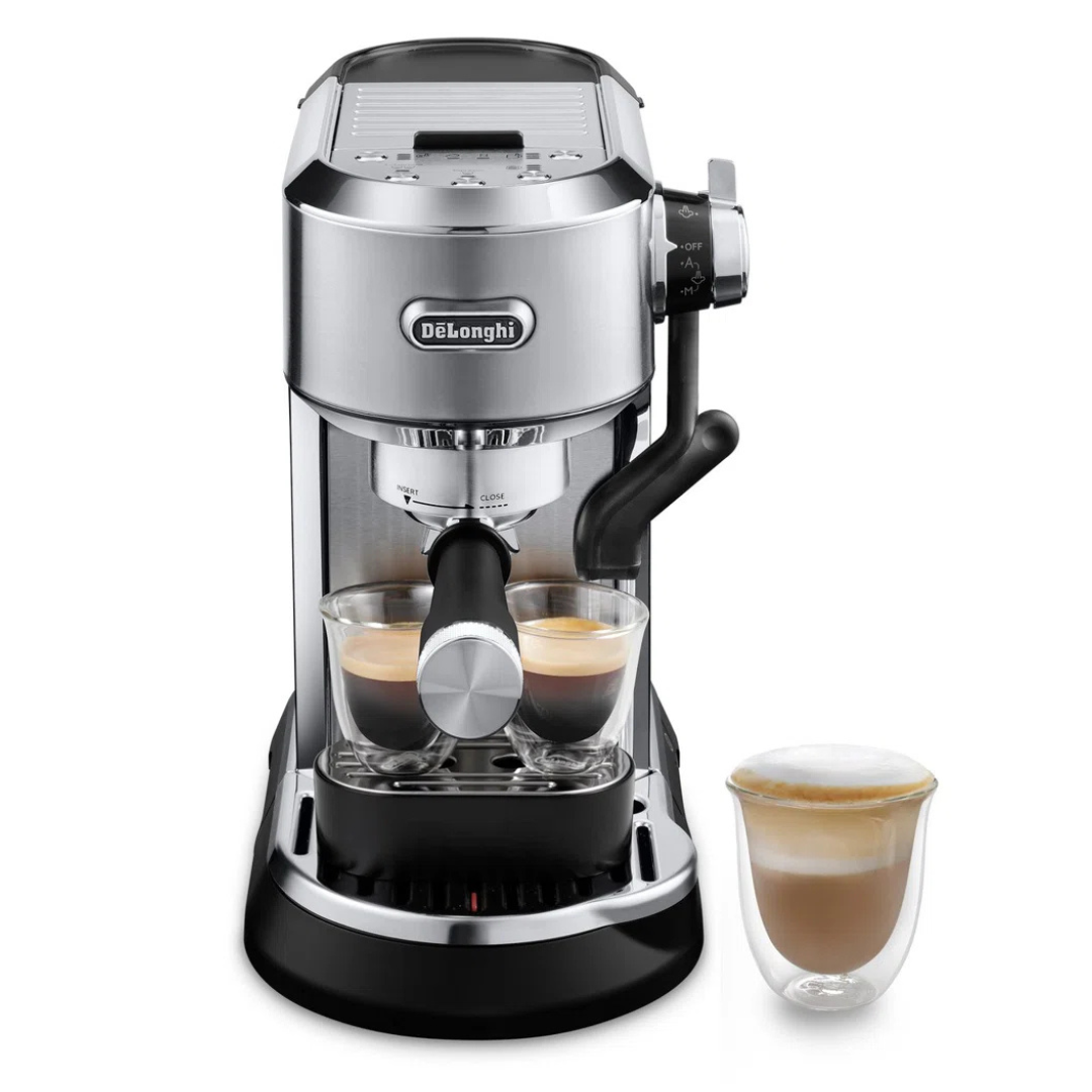 De'Longhi Dedica Maestro Plus Espresso Machine W/ Automatic Steam Wand