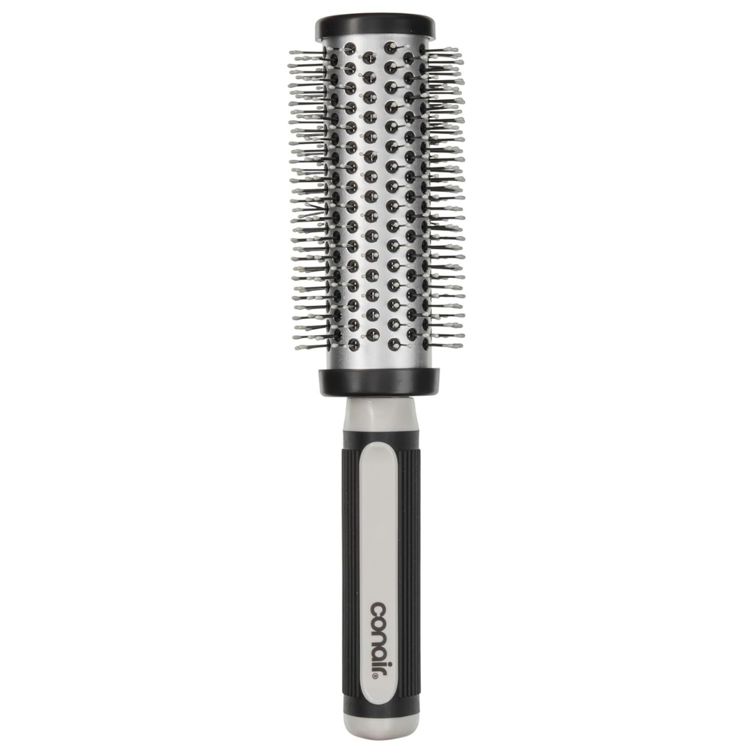 Conair Grip & Style Round Nylon Bristle Hair Brush