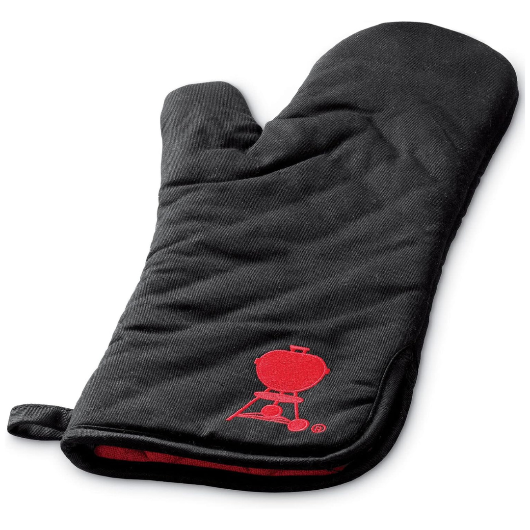Weber Black Cotton Barbecue Mitt