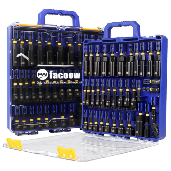 55-Piece Facoow Magnetic Impact Nut Driver Set