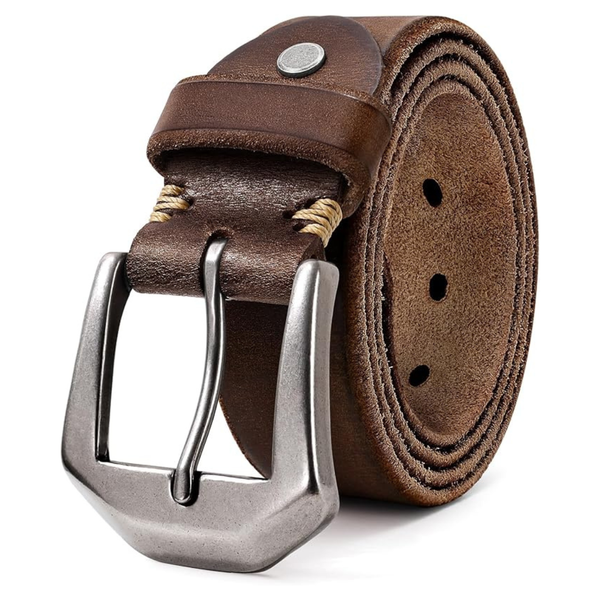 Ozndas Handmade Heavy-Duty Genuine Leather Belt For Men & Women
