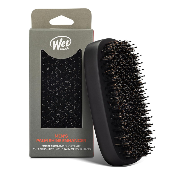 Wet Brush Shine Enhancer Palm Boar Bristle Hair Brush