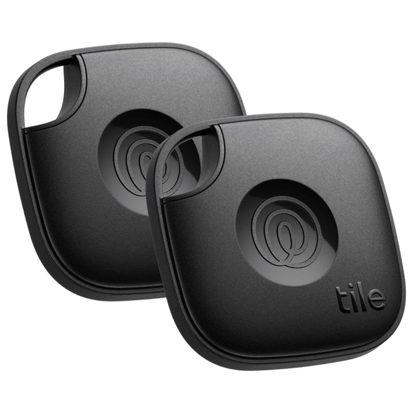2-Pack Life360 Tile Mate Bluetooth Trackers For Apple & Android Devices