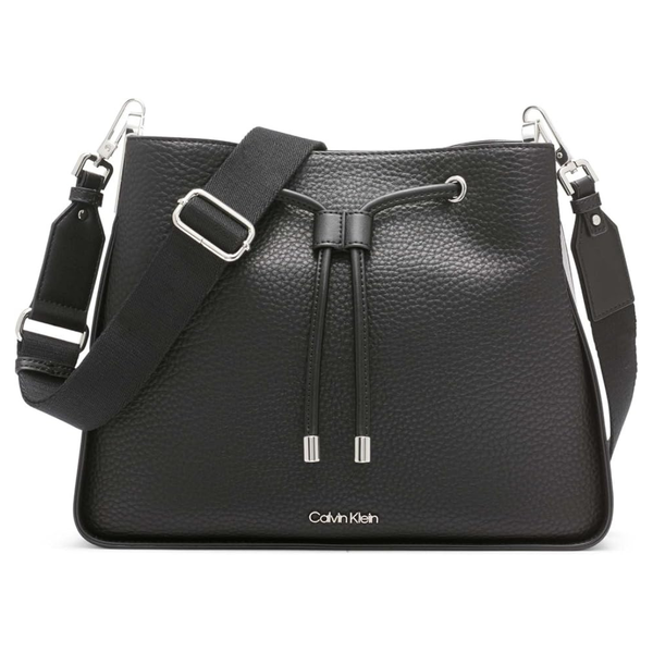 Calvin Klein Women's Fay Drawstring Adjustable Hobo