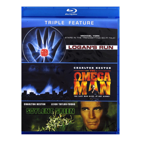 Sci-Fi Triple Feature: The Omega Man, Soylent Green, Logan's Run (Blu-ray, Multi-Format)