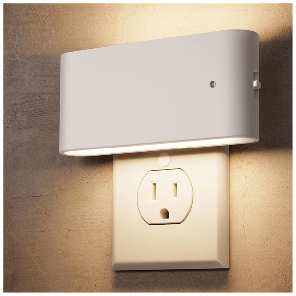 2-PackL LOHAS LED 0-100-Lumen Dimmable Dusk-to-Dawn Night Lights