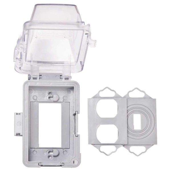 TayMac 2.75" Deep 1-Gang Weatherproof Electrical Outlet Cover