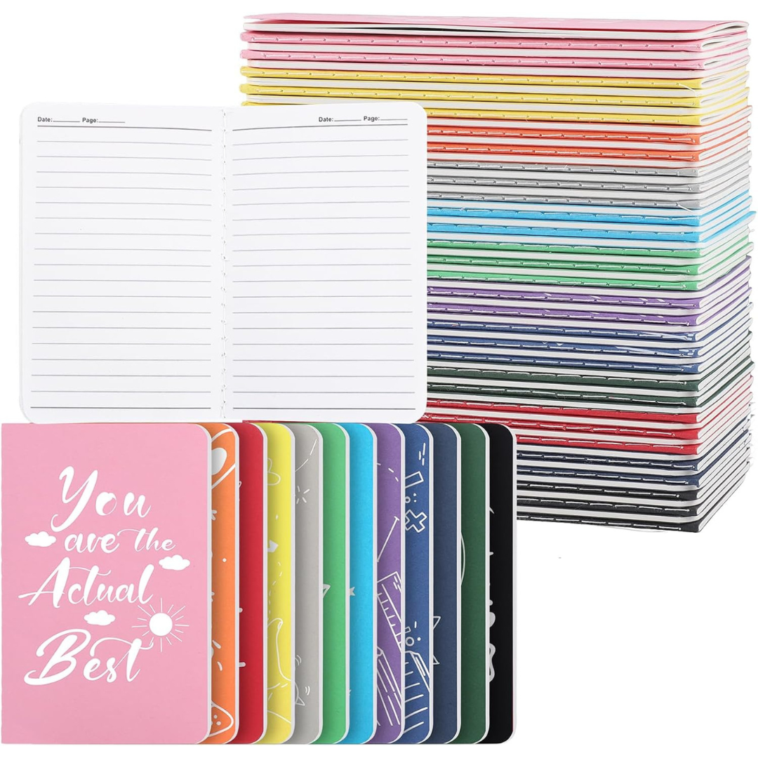 60-Pack Besarme Mini Inspirational Notebooks
