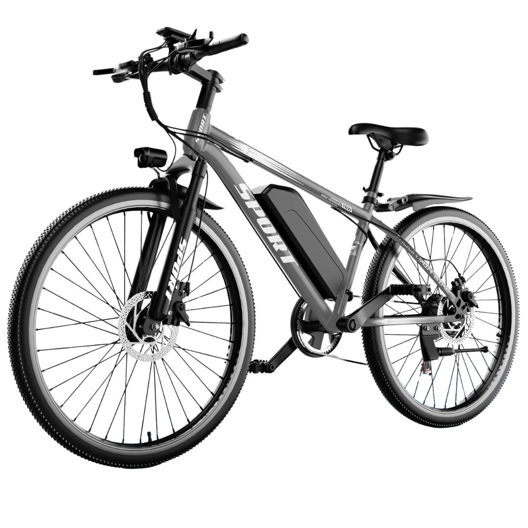26" 1500W Peak 65 Miles Range Mountain Ebike (2 Colors)