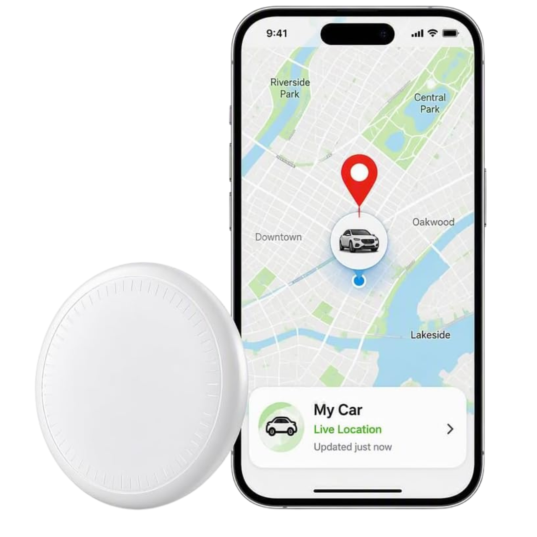 Mini Magnetic Car Tracker W/ Anti-Theft Alerts (iOS Only)