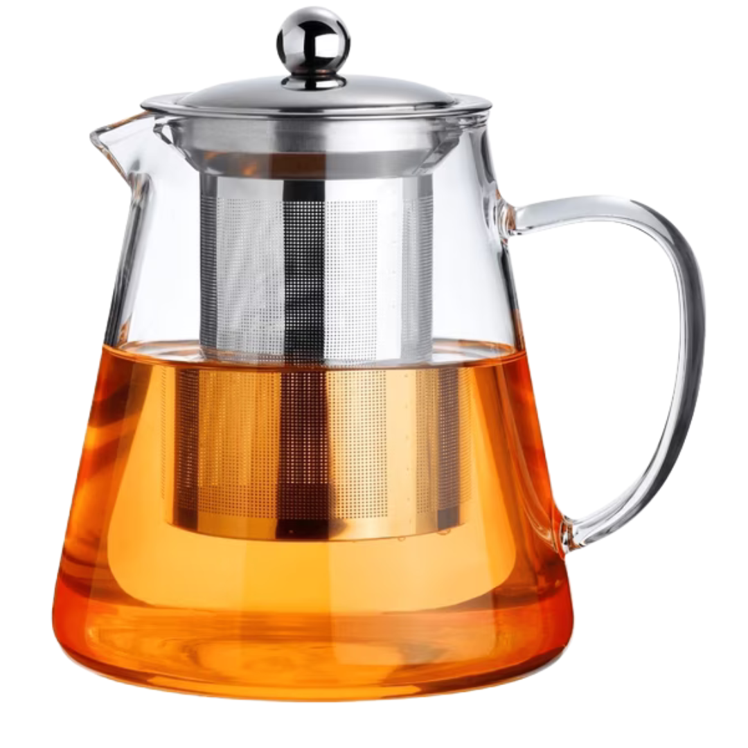 18.6Oz Borosilicate Glass Teapot