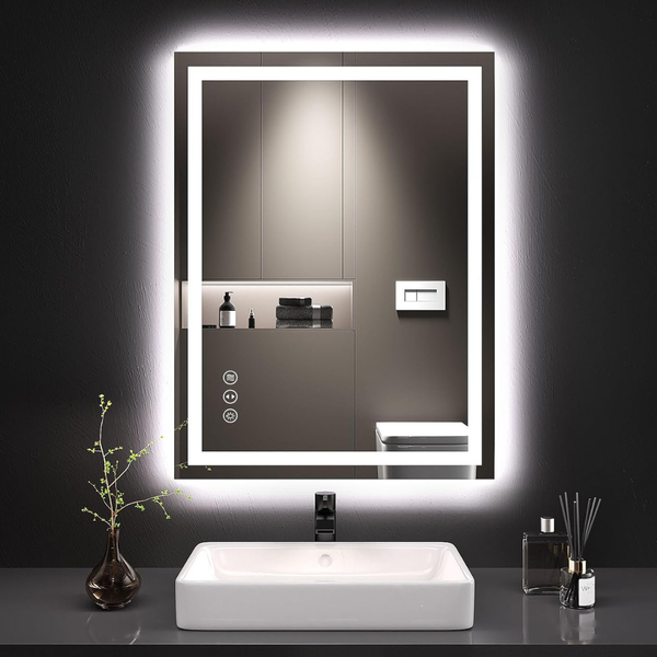 LOAAO 24" X 32" LED Bathroom Mirror W/ Lights