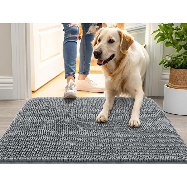 24" X 16" Olanly Absorbent Non-Slip Washable Dog Door Mat