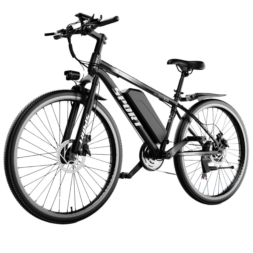 26" 1500W Peak 65 Miles Range 7 Speed Mountain Ebike