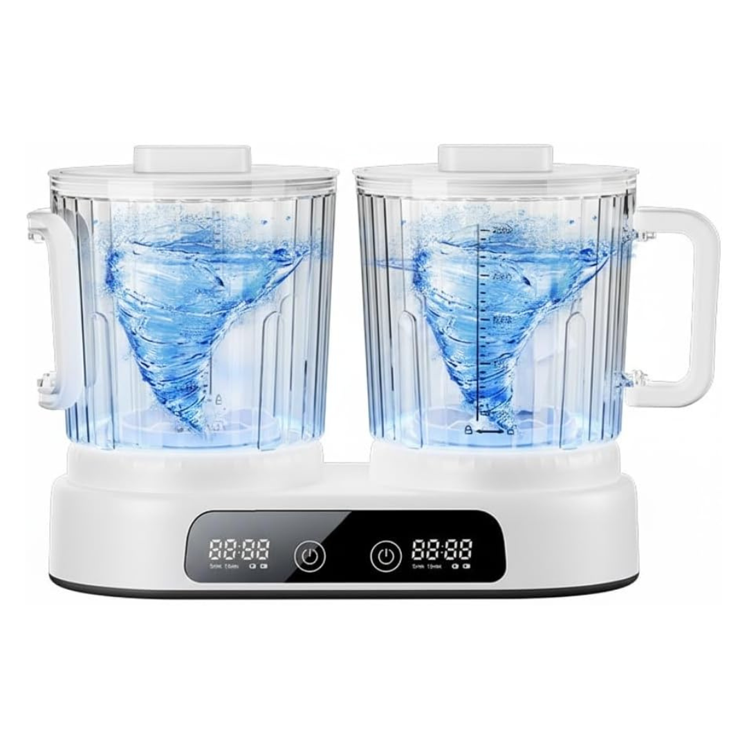 2-in-1 Portable Dual Tub Wireless Washing Machine (5 Liters Capacity)