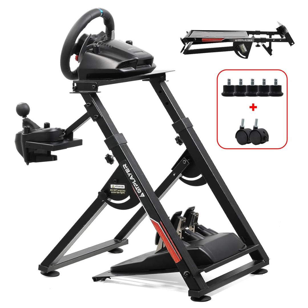 GTPlayer Racing Wheel Stand For Logitech G25 G27 G29 G920 Thrustmaster