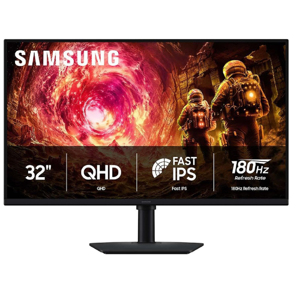32" Samsung Odyssey G5 G50F WQHD 180Hz 1ms HDR IPS Freesync And G-SYNC Compatible Gaming Monitor