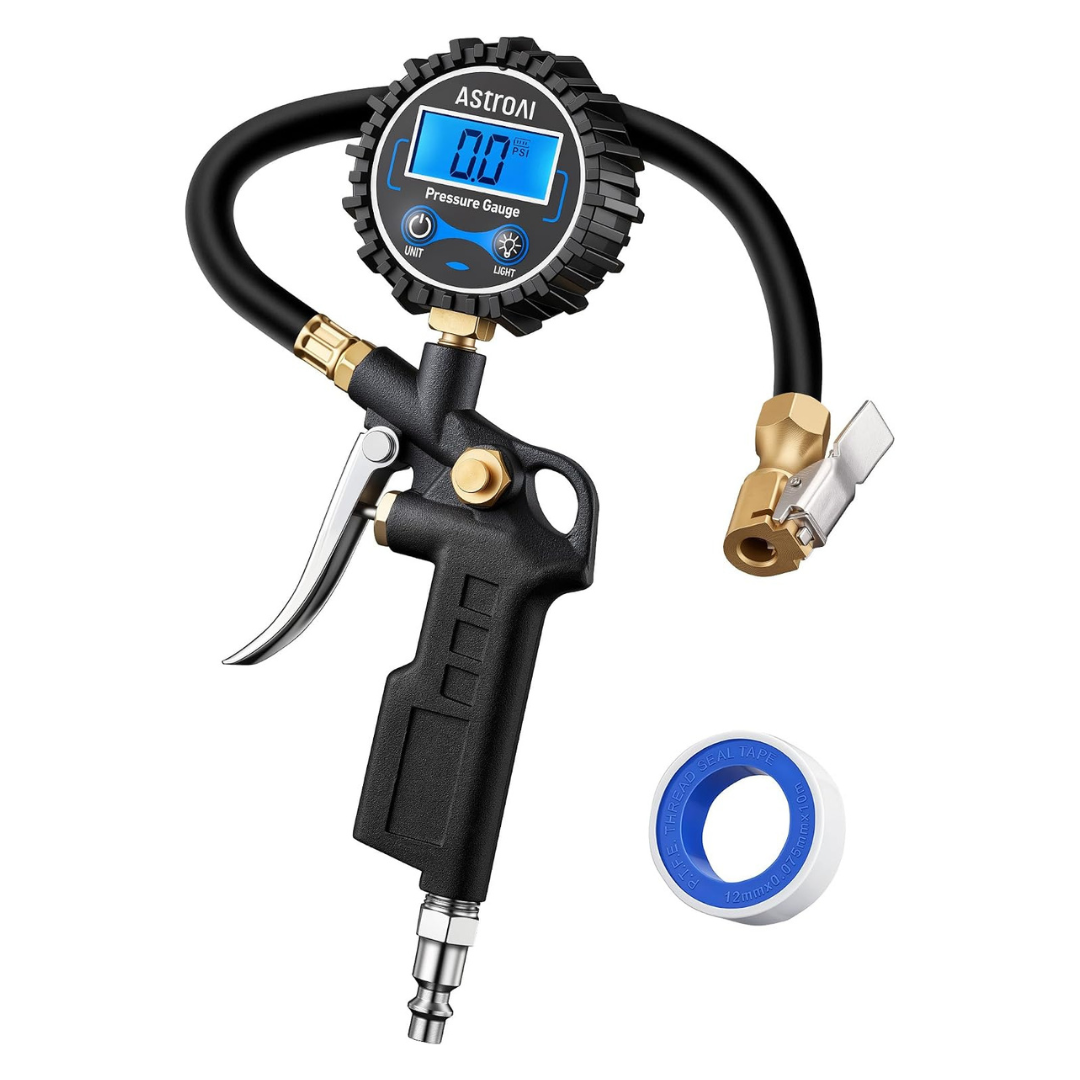 AstroAI Digital Tire Pressure Gauge With Inflator (3-250 PSI)