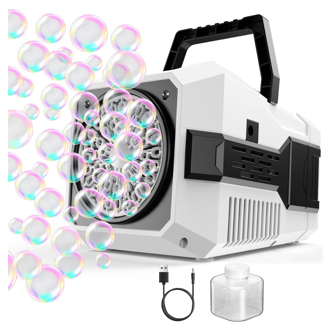 Smlau Rechargeable Bubble Machine