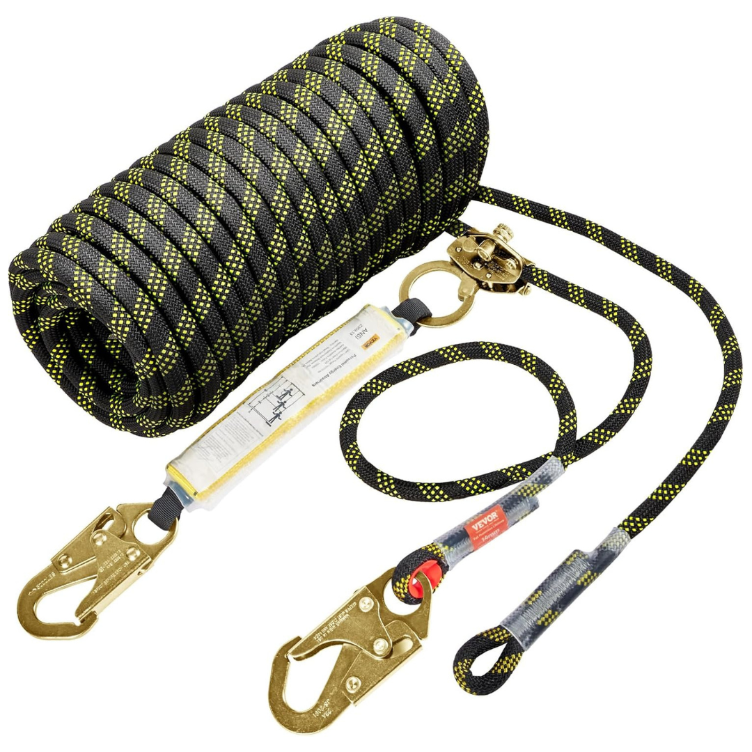 Vevor Vertical Lifeline Assembly 0.55'' X 50' Fall Protection Rope