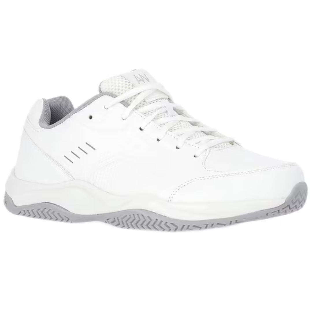 Athletic Works Men's Front Runner Sneakers (White Gray)