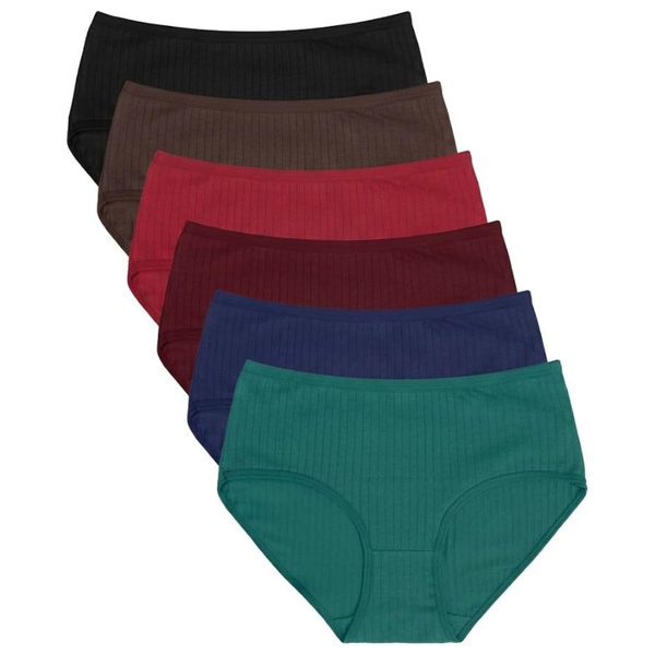 6-Pack Women's Cotton Underwear Cotton Underwear (2 Options)