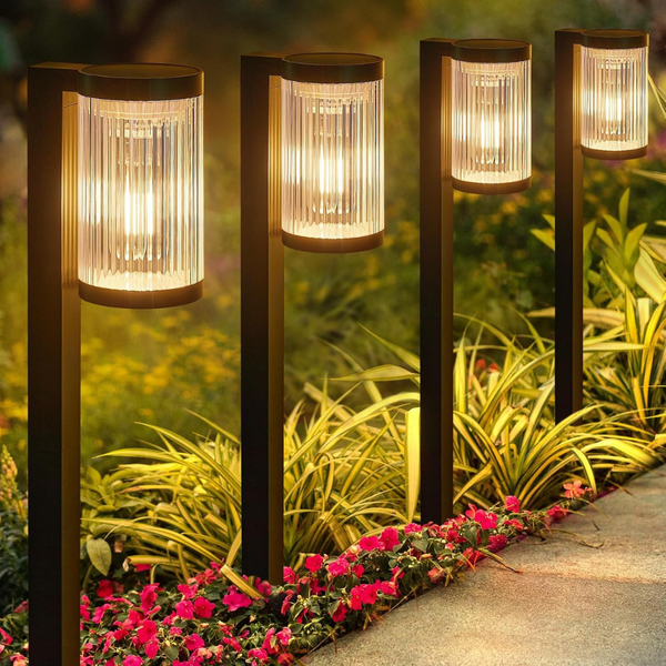 6-Pack Eleclink Solar Pathway Outdoor IP65 Waterproof LED Garden Path Lights
