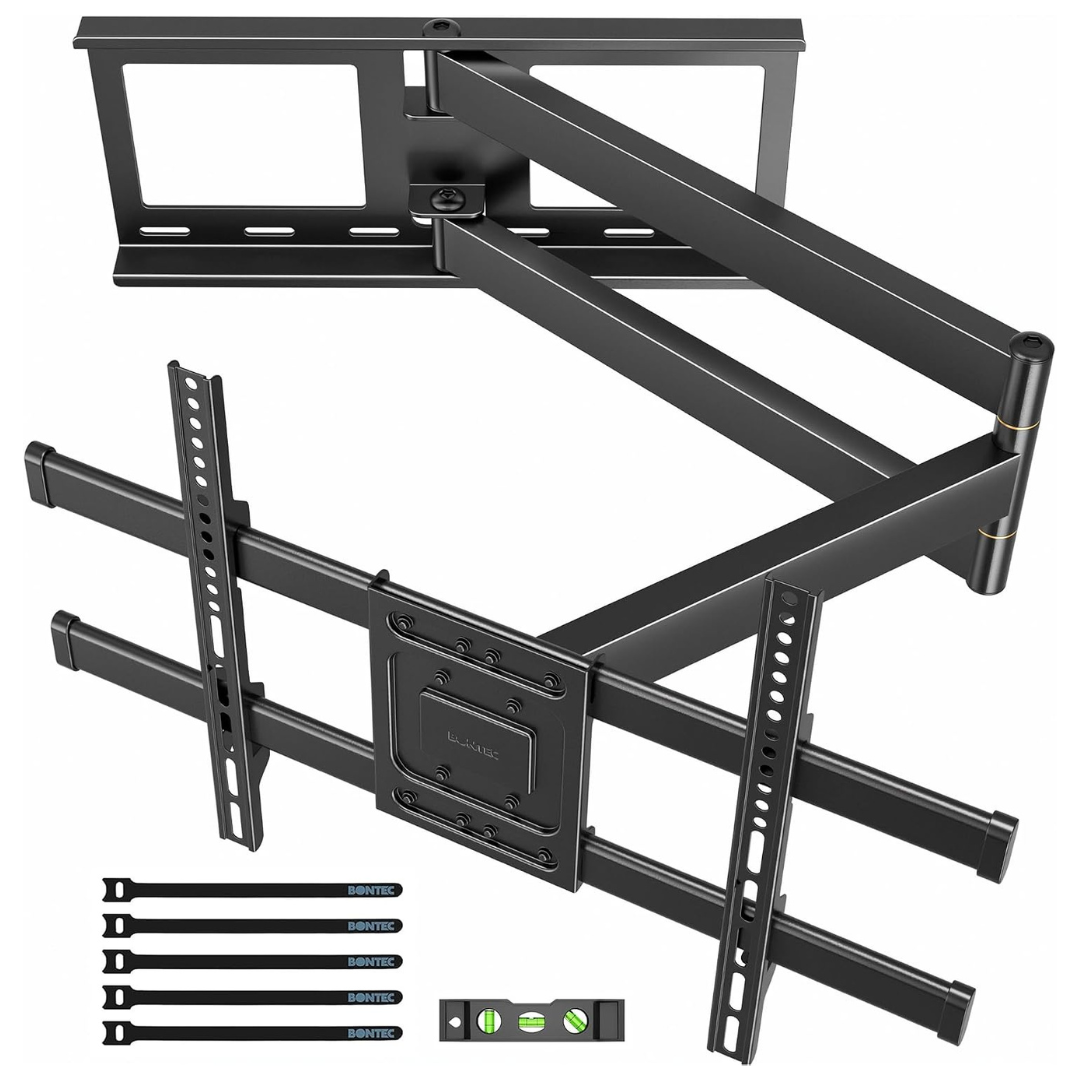 Corner TV Wall Mount With Extra Long 40.9" Extension Arm For 32" To 75" TVs