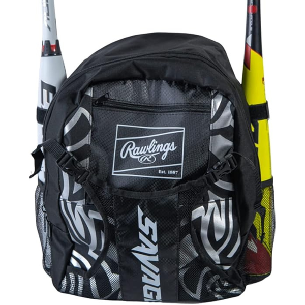 Rawlings SAVAGE Backpack Equipment T-Ball Bag