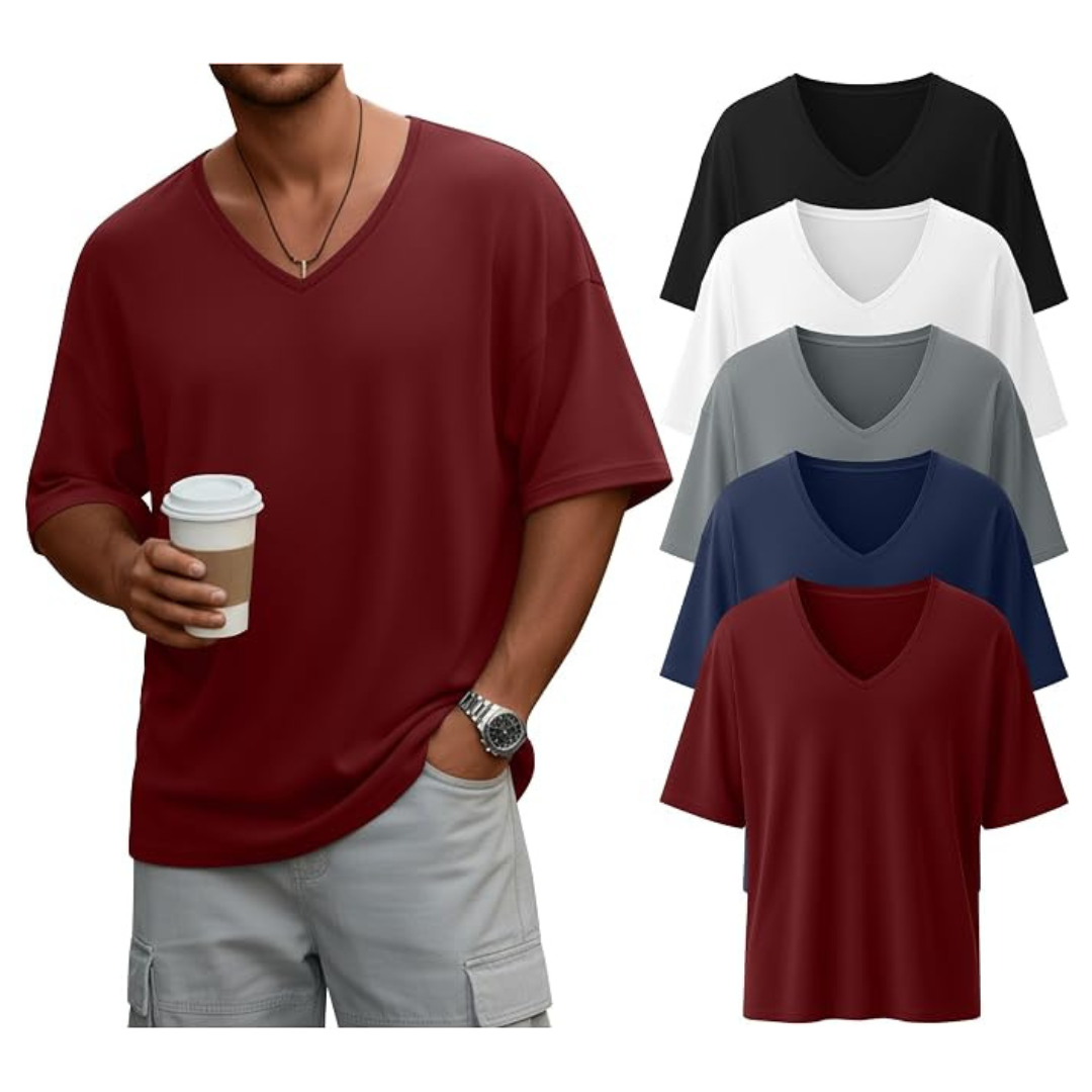 5-Pack Neer Men's Oversized T-Shirts