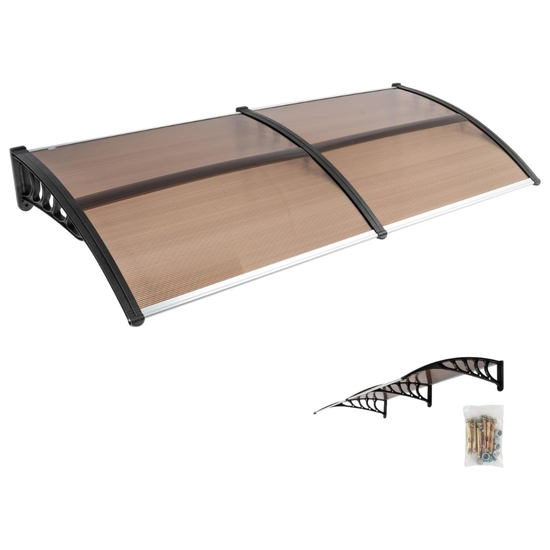 Trygoal 80" X 38" Polycarbonate Door Awning